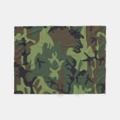 Camouflage Fleecedecke (Vorderseite (Horizontal))
