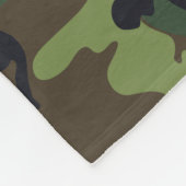 Camouflage Fleecedecke (Ecke)