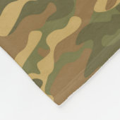 Camouflage Fleecedecke (Ecke)