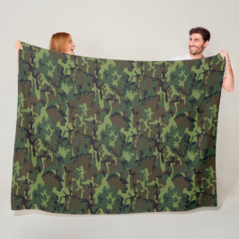 Camouflage Fleecedecke