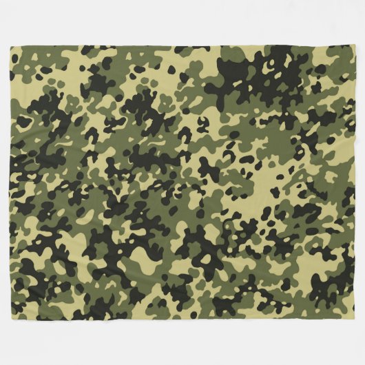 Camouflage Fleecedecke (Vorderseite (Horizontal))