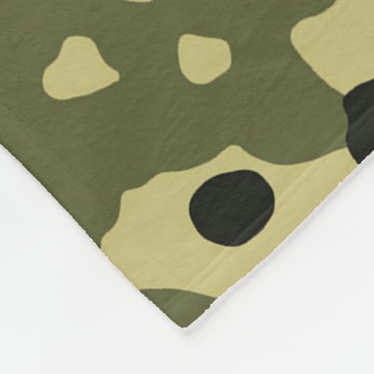 Camouflage Fleecedecke (Ecke)