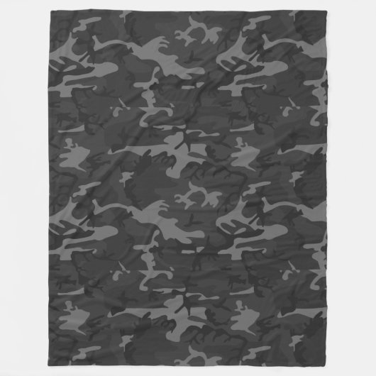 Camouflage Fleecedecke (Vorderseite)