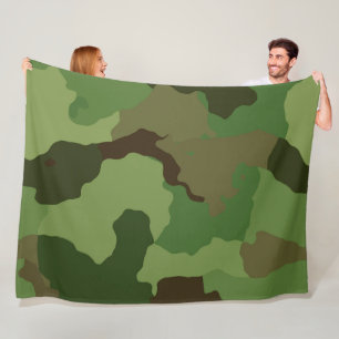 camouflage fleecedecke