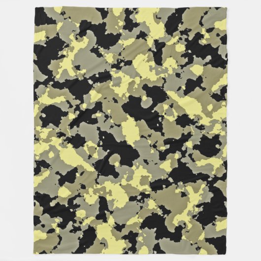 CAMOUFLAGE FLEECEDECKE (Vorderseite)