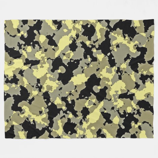 CAMOUFLAGE FLEECEDECKE (Vorderseite (Horizontal))