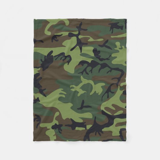 camouflage fleecedecke (Vorderseite)