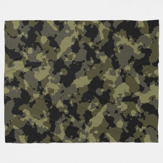 CAMOUFLAGE FLEECEDECKE (Vorderseite (Horizontal))