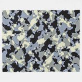 CAMOUFLAGE FLEECEDECKE (Vorderseite (Horizontal))