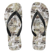Camouflage-Flip-Flops Badesandalen (Fußbett)