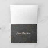 Camouflage Foto Gruß Karte (Innenseite)