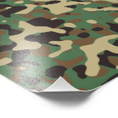 Camouflage Fotodruck (Ecke)