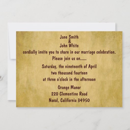 Camouflage Fraktal Hochzeit Einladung (Rückseite)