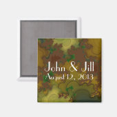 Camouflage Fraktale Gastgeschenk Hochzeit Magnet (Vorderseite/Rückseite)