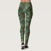 Camouflage Frauen Leggings (Rückseite)