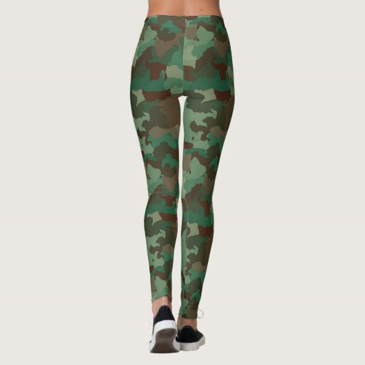 Camouflage Frauen Leggings (Rückseite)
