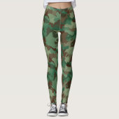 Camouflage Frauen Leggings (Vorderseite)