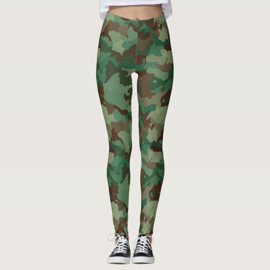 Camouflage Frauen Leggings (Vorderseite)