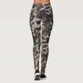 Camouflage Frauen Leggings (Rückseite)