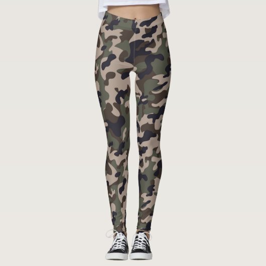 Camouflage Frauen Leggings (Vorderseite)