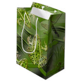 Camouflage-Frösche Mittlere Geschenktüte (Rückseite Schrägansicht)