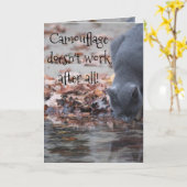 Camouflage funktioniert schließlich nicht karte (Gelbe Blume)