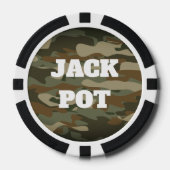 Camouflage für Casino-Poker-Chips der grünen Armee Pokerchips (Vorderseite)