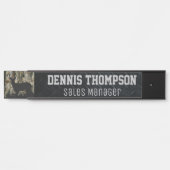 Camouflage für Hirschjagd Türschild (Vorderseite )