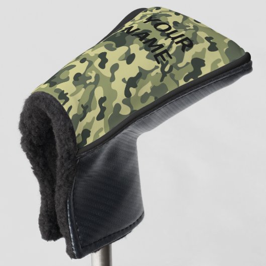 CAMOUFLAGE für Ihren NAME Golf Head Cover personal Golf Headcover (3/4 Vorderseite)