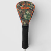CAMOUFLAGE für Ihren NAME Golf Head Cover personal Headcover (Vorderseite)