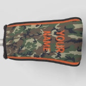 CAMOUFLAGE für Ihren NAME Golf Head Cover personal Headcover (Vorderseite)