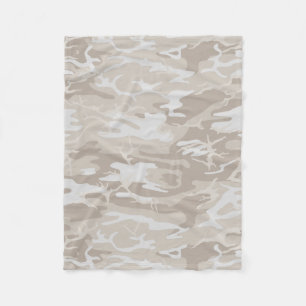 Camouflage gebleicht fleecedecke