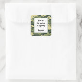 Camouflage Geburtstagspartei befürwortet Aufkleber (Tasche)