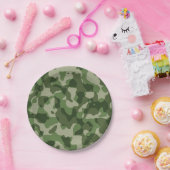 Camouflage Geburtstagsparty Pappteller (Party)