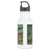 Camouflage Gefärbte Krawatte Edelstahlflasche (Rückseite)