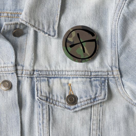 Camouflage, Geocaching Button (Beispiel)