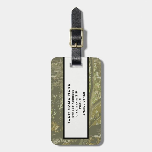 Camouflage-Gepäck-Umbau Gepäckanhänger (Vorderseite vertikal)