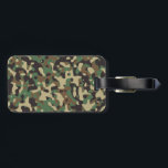 Camouflage Gepäckanhänger<br><div class="desc">Camouflage aus Holz. Woodland Tarnung Textur für große militärische Geschenke und großartige Geschenke für Soldaten,  Patrioten und Veteranen.</div>