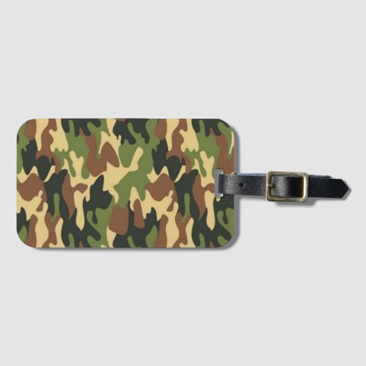 camouflage gepäckanhänger (Vorderseite (Horizontal))