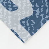 Camouflage Gepunktet Denim Jeans Pattern Fleecedecke (Ecke)