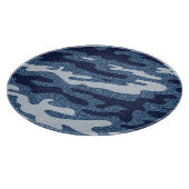 Camouflage Gepunktet Denim Jeans Pattern Schneidebrett (Ecke)