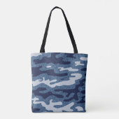 Camouflage Gepunktet Denim Jeans Pattern Tasche (Rückseite)