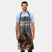 Camouflage German Shepherd Dog Groomer Animal Trai Schürze (Getragen)