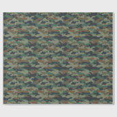 Camouflage Geschenkpapier (Flach)