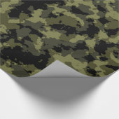 Camouflage Geschenkpapier (Ecke)