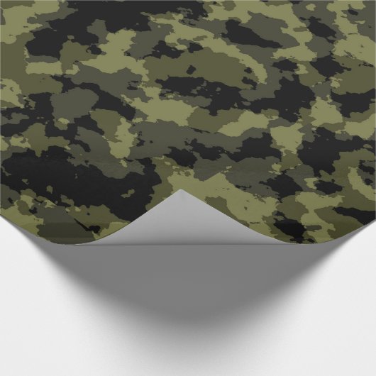 Camouflage Geschenkpapier (Ecke)