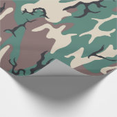 Camouflage Geschenkpapier (Ecke)