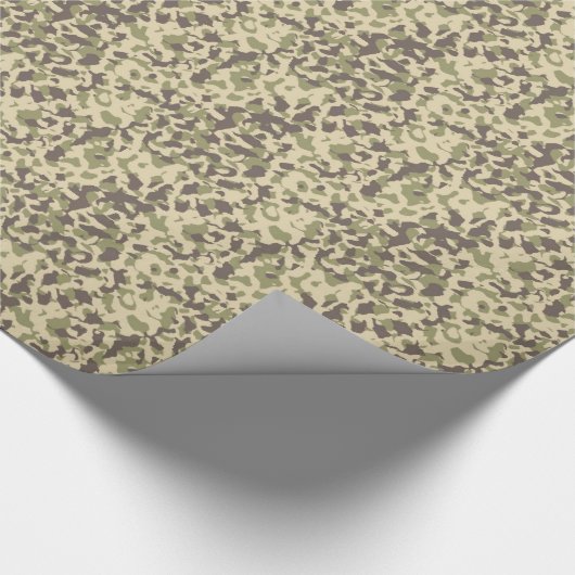 Camouflage Geschenkpapier (Ecke)