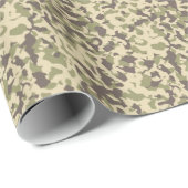 Camouflage Geschenkpapier (Rolleneckpunkt)