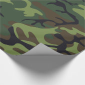 Camouflage Geschenkpapier (Ecke)